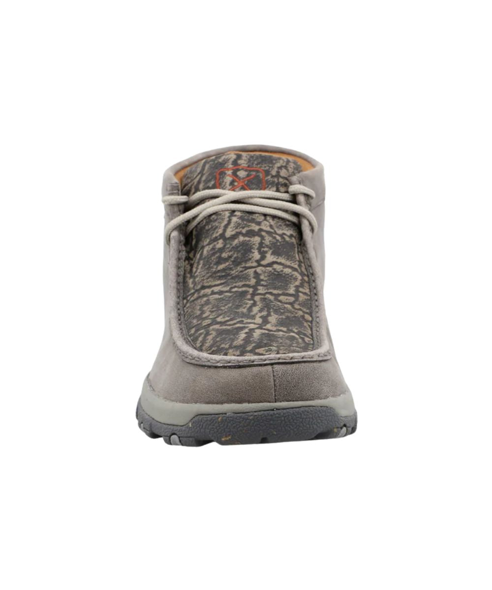 Twisted X Men's Grey & Grey Elephant Chukka Driving Moc