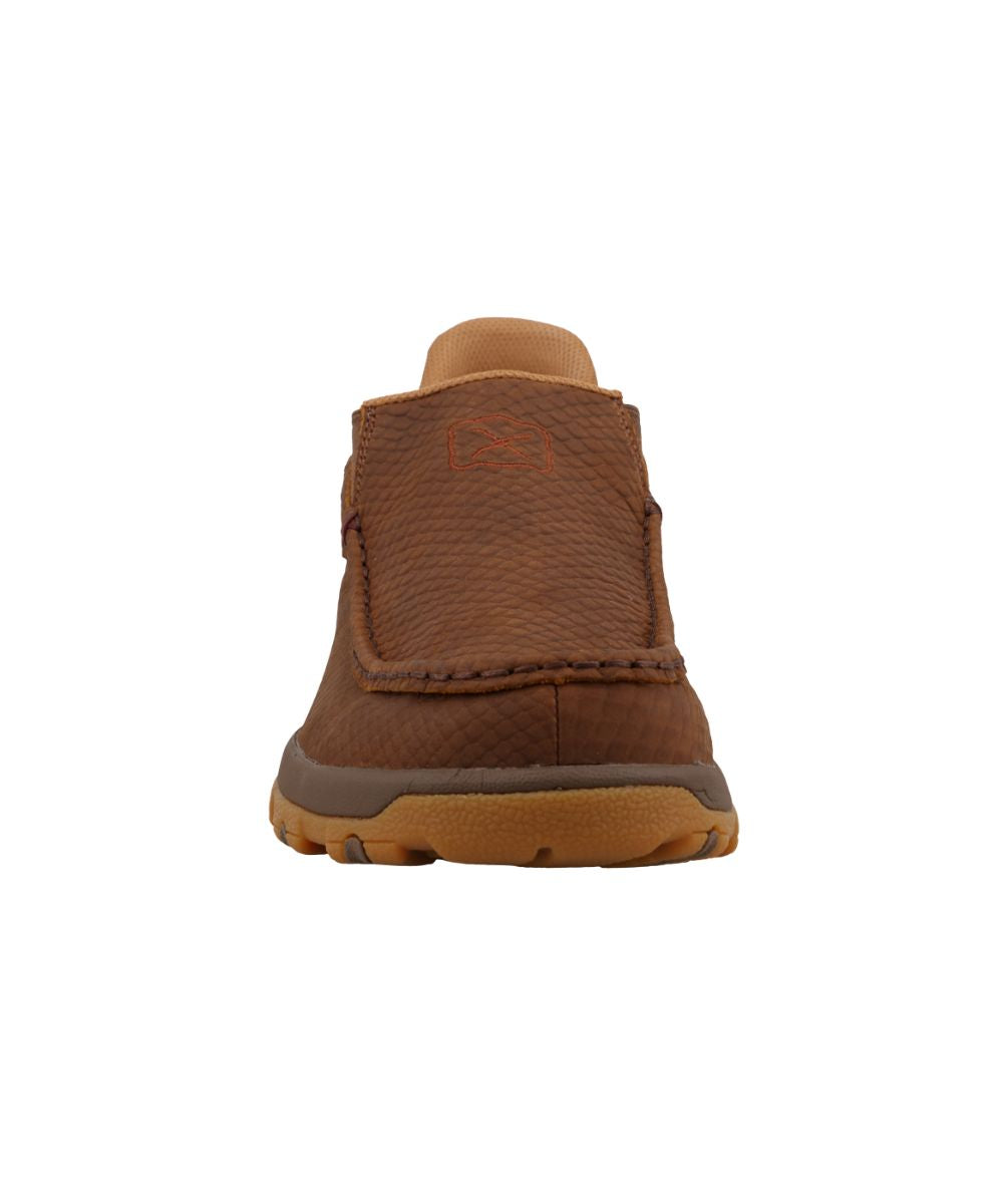 Front view featuring the moc toe