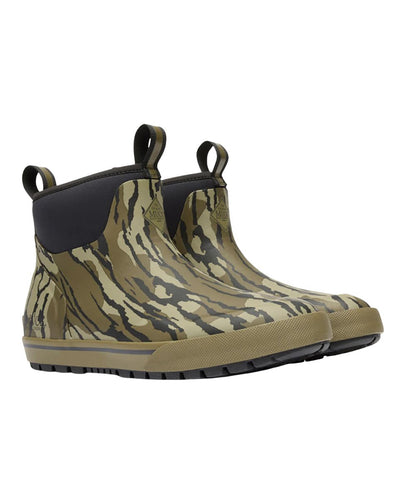 Pair view of the men's 6" camo waterproof ankle boot