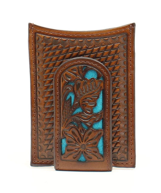 M&F Western Men's Nocona Leather Money Clip