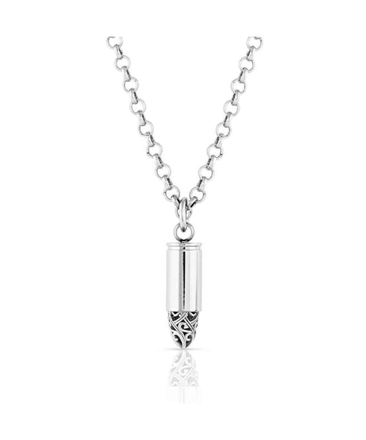 Montana Silversmiths Men's One Shot Bullet Necklace