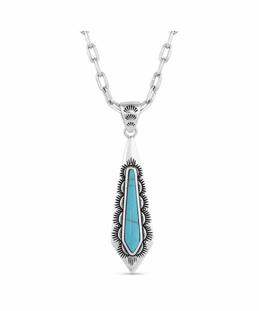 Montana Silversmiths Women's Southwest Turquoise Stream Necklace