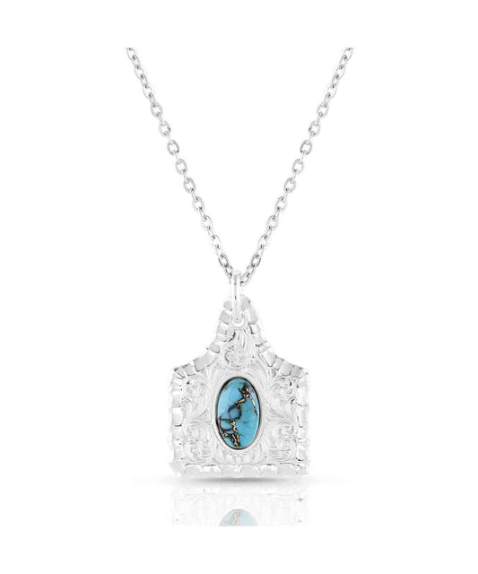 Montana Silversmiths Women's Cow Tag Necklace