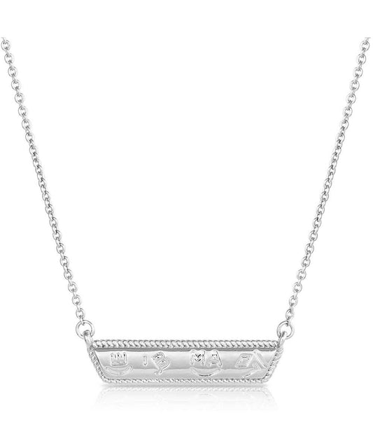 Montana Silversmiths Women's High Noon Cobblestone Bar Necklace