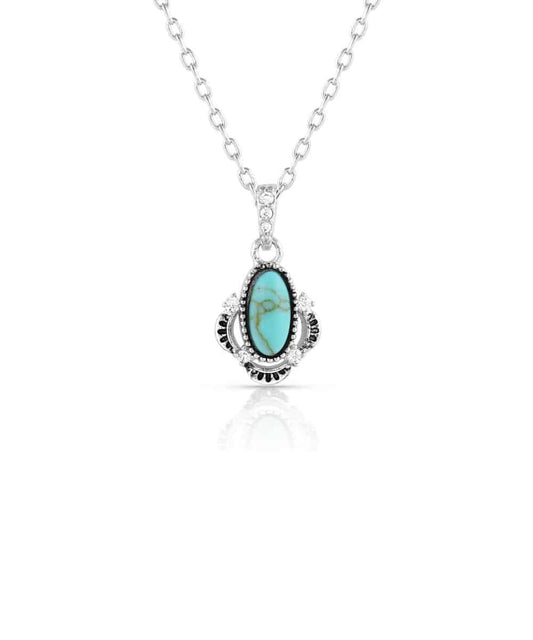 Montana Silversmiths Women's Turquoise Treasure Necklace