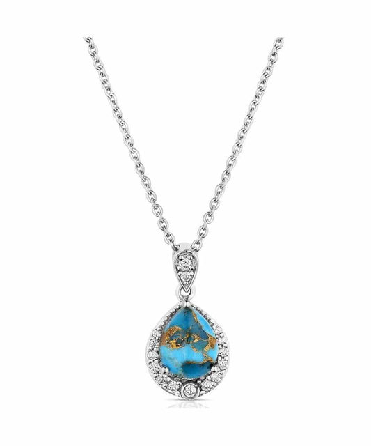 Montana Silversmiths Women's Blue Rivers Turquoise Necklace
