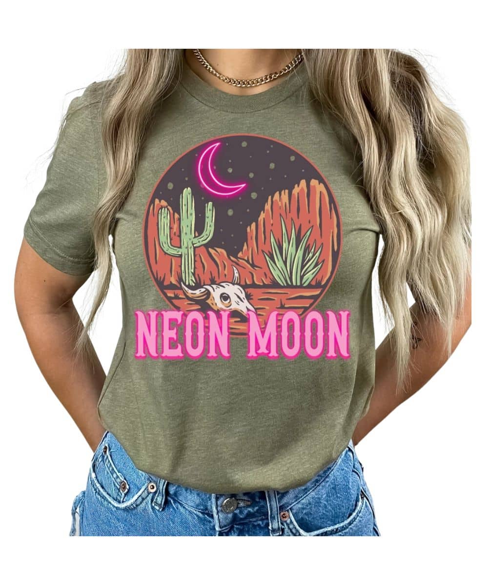 NEON MOON-TEE ! desc :  ! caption :