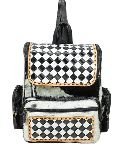 American Darling Women's Checkered Backpack