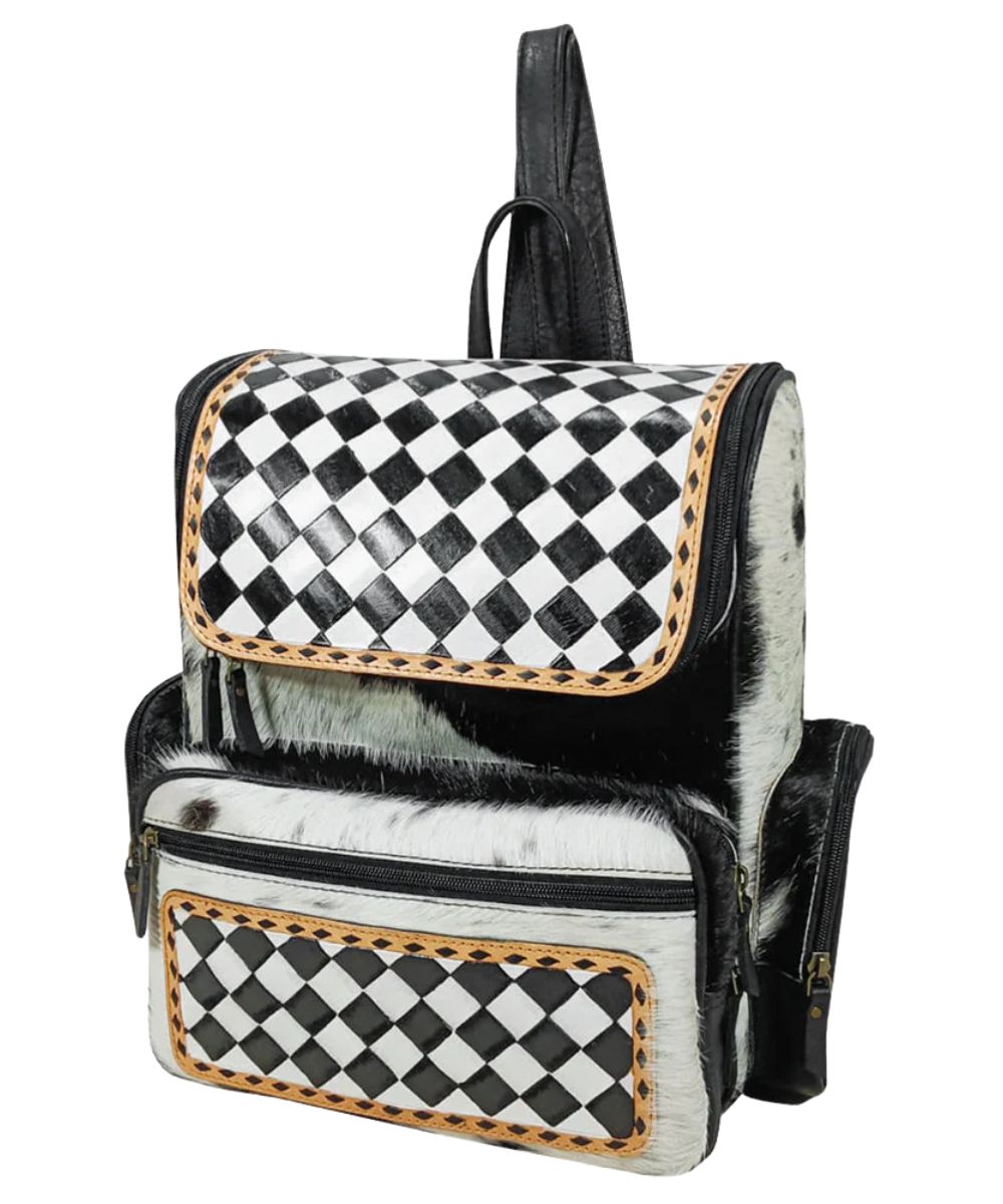 American Darling Women's Checkered Backpack