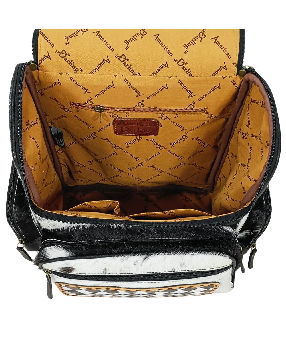 American Darling Women's Checkered Backpack