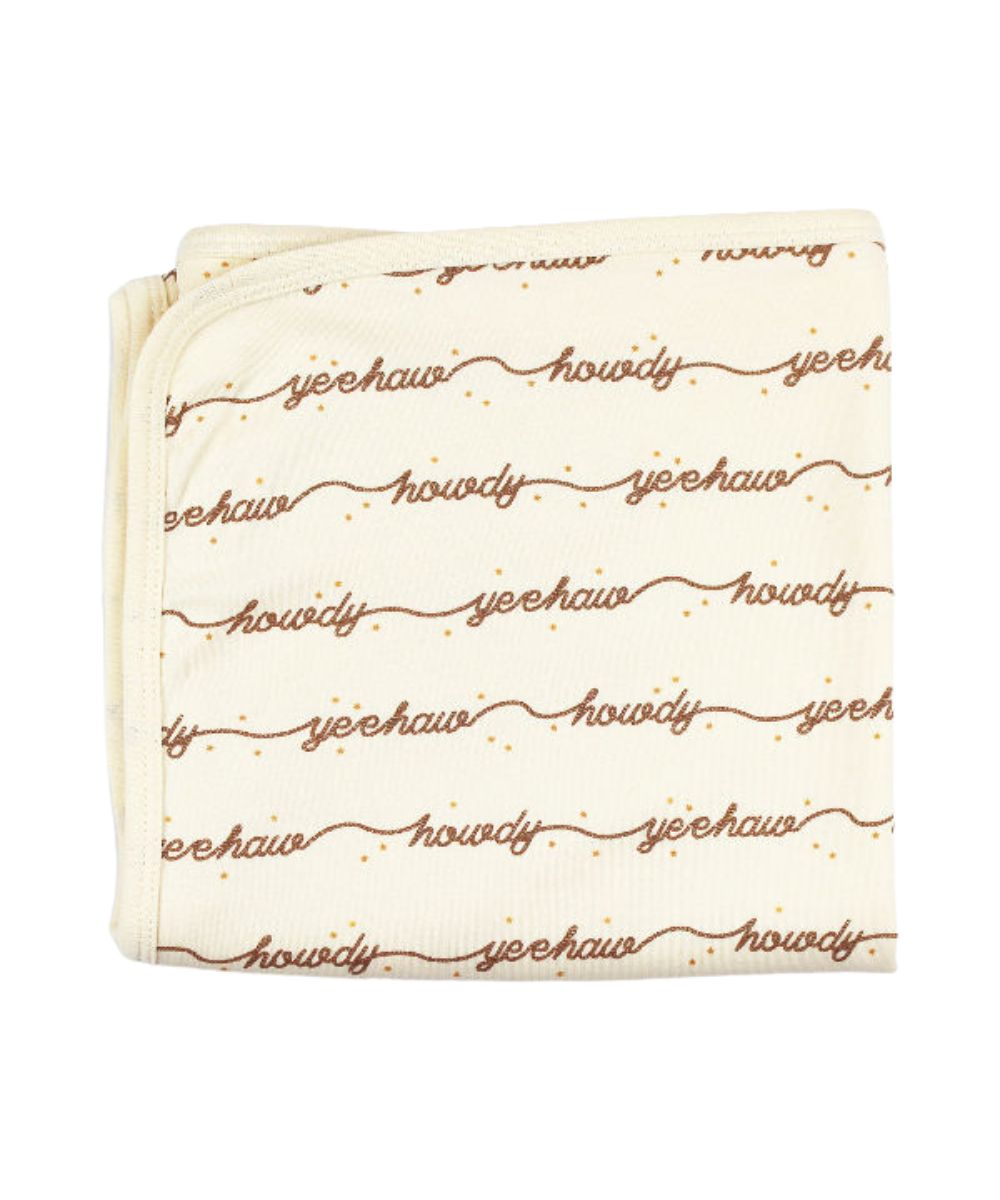 L'oved Baby Howdy Baby Blanket