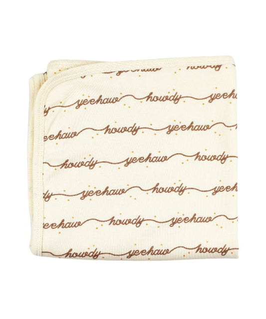L'oved Baby Howdy Baby Blanket