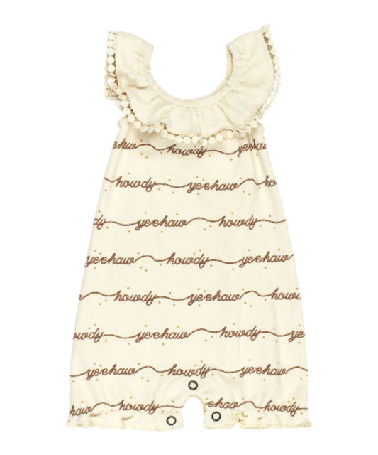 L'oved Baby Infant Girls' Howdy Bubble Romper