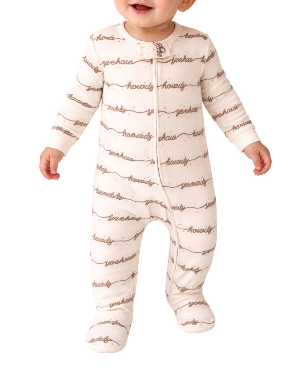 L'oved Baby Infant Howdy Footie Onesie