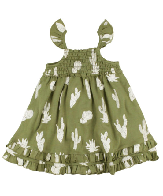 Cactus Print Infant Girl's Dress
