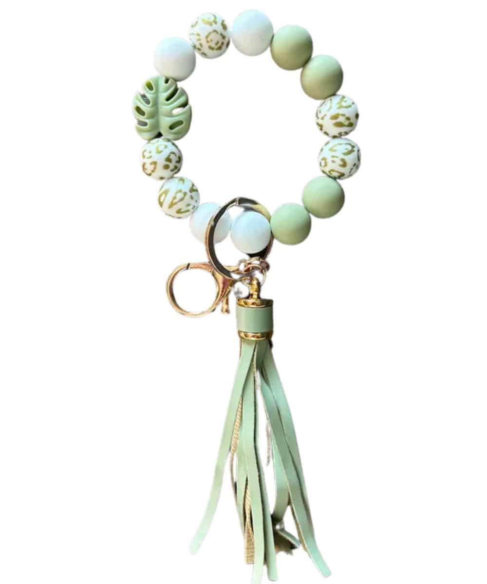 Jillian Ink Monstera Plant Lover Keychain - Cowpokes Work and Western