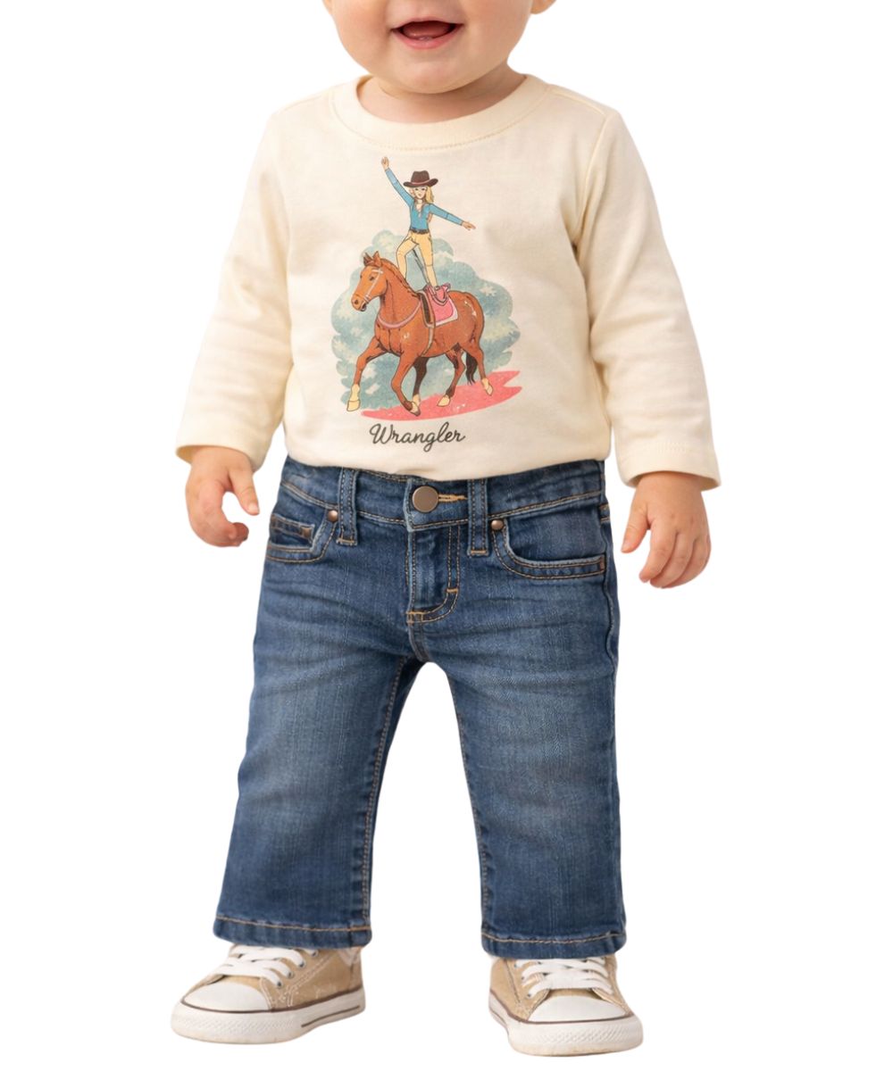 Wrangler Little Girls' Western Jean
