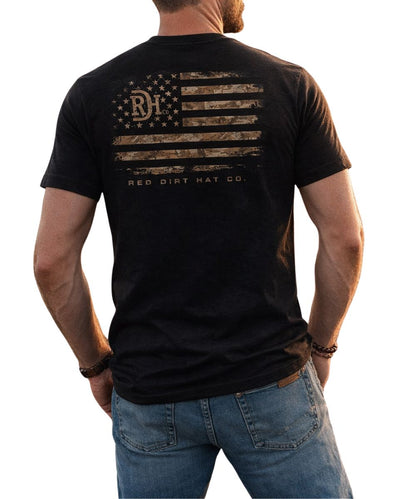 Red Dirt Hat Co. Men's Old Glory Tee