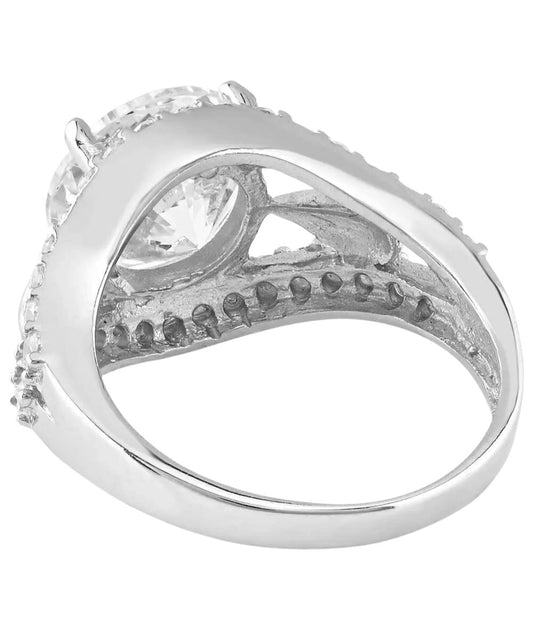 Back view of the women's starlight crystal ring