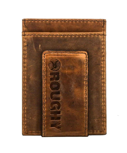 Hooey Men's Roughy Crazy Horse Money Clip Wallet