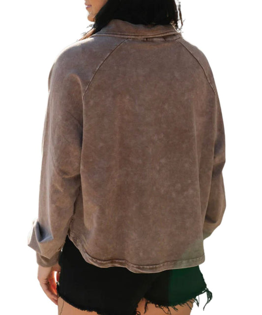 2 Fly Co Women's Rowel 'Em Up 1/4 Button Pullover