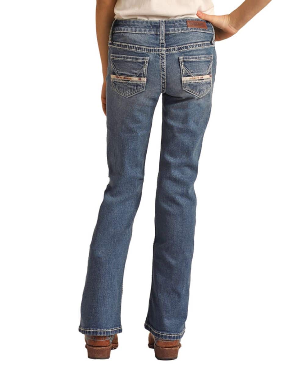 Rock & Roll Cowgirl Girls' Boot Cut Jean