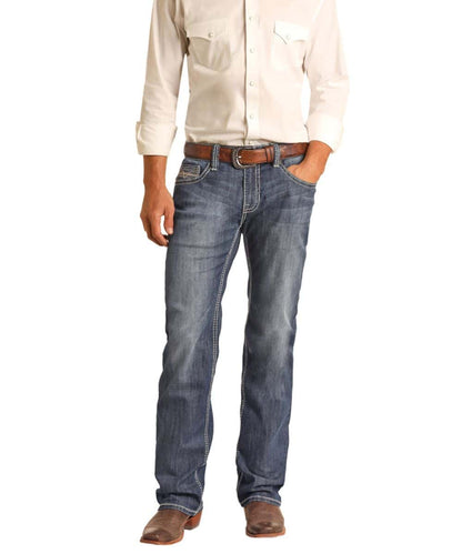 Rock & Roll Cowboy Men's Pistol Straight Jean