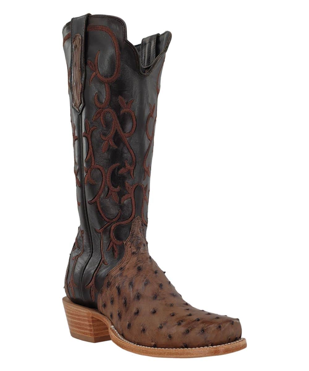 R. Watson Women's Full Quill Ostrich Boot