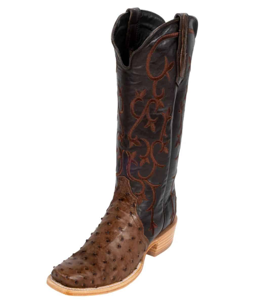 R. Watson Women's Full Quill Ostrich Boot