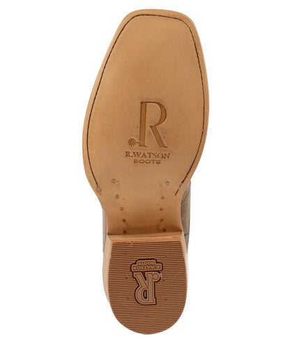 Sole view of the leather outsole