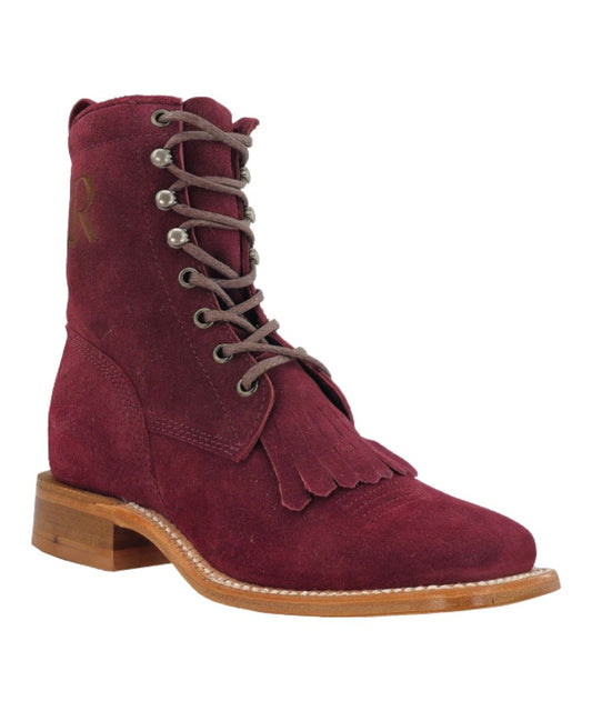 Women's 7" Rhubarb/Red Lacer Boot