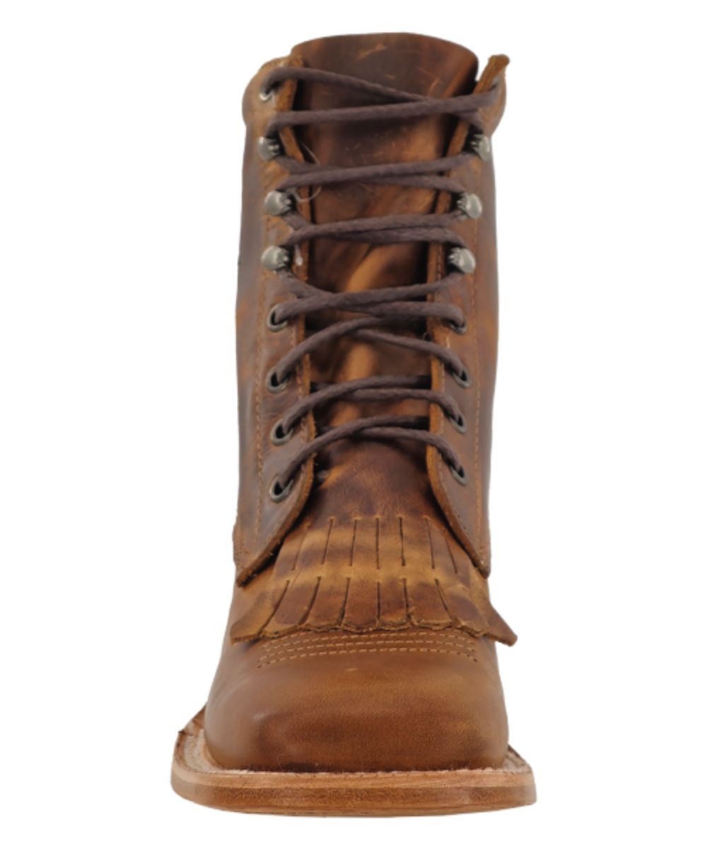 Wide Square Toe Accented With A Kiltie