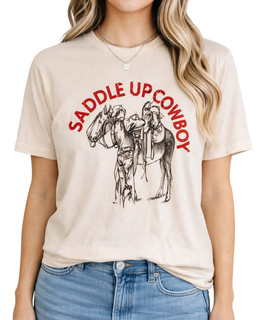 XOXO Art Women's Saddle Up Tee