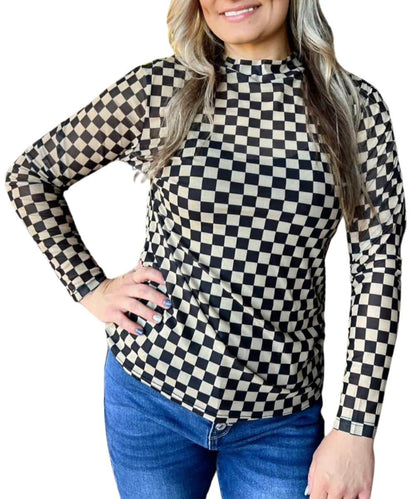SASSY SAINTS MESH TOP-a ! desc :  ! caption :