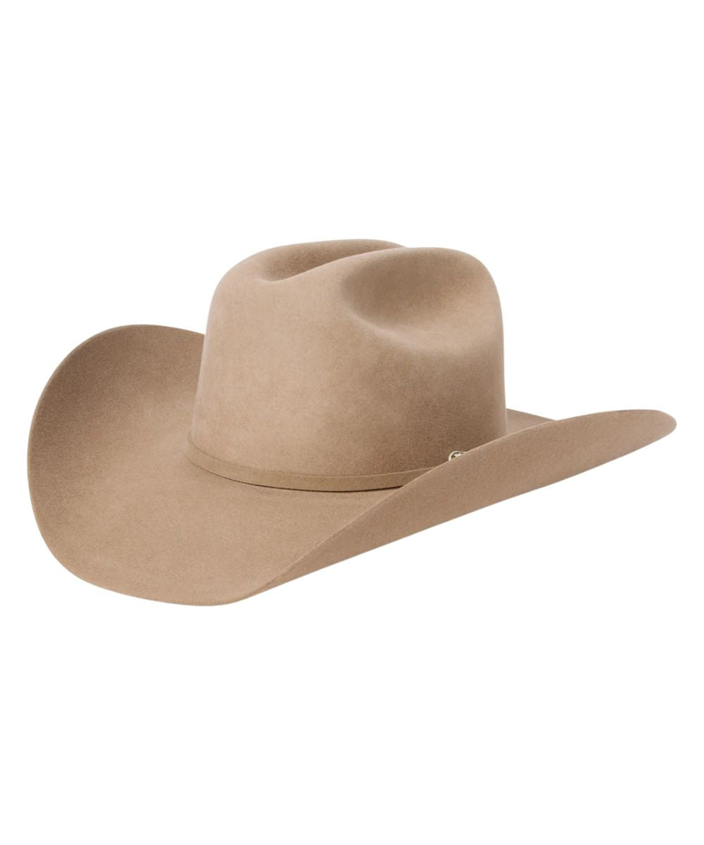 Left angled view of the 6X fur felt hat