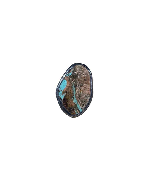 A Rare Bird Women's Round Slab Stone Ring