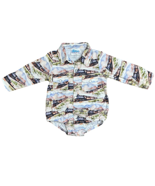 Shea Baby Infant Pearl Snap Onesie