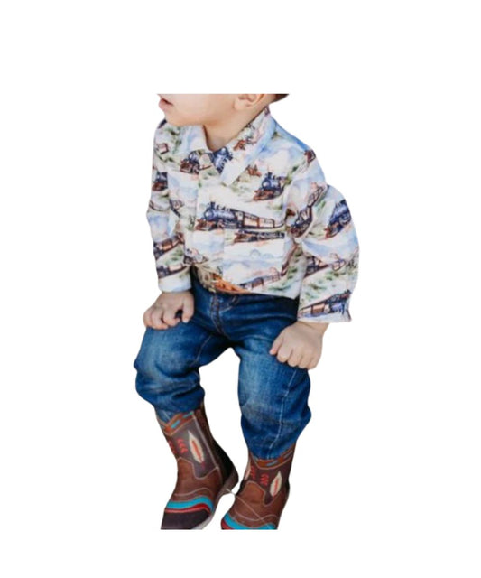 Shea Baby Infant Pearl Snap Onesie