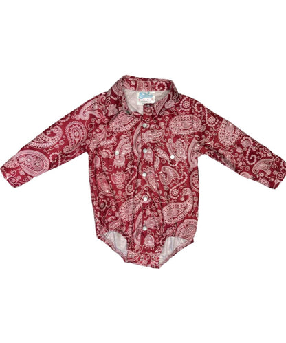 Shea Baby Infant Boys' Pearl Snap Onesie