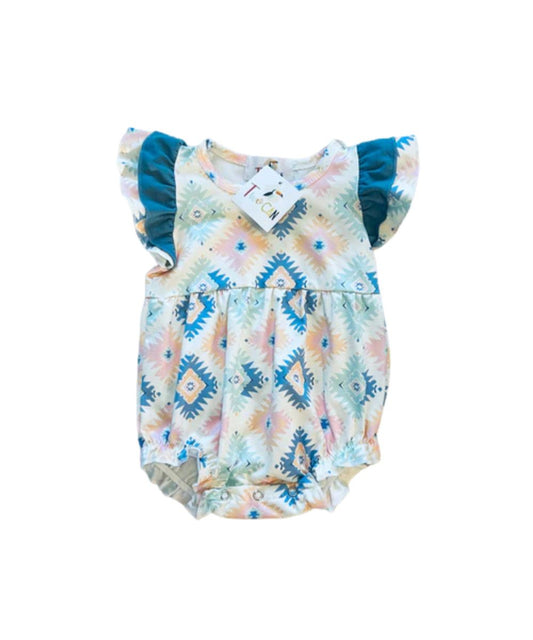 The Wellington Co Infant Girls' TwoCan Southwestern Onesie