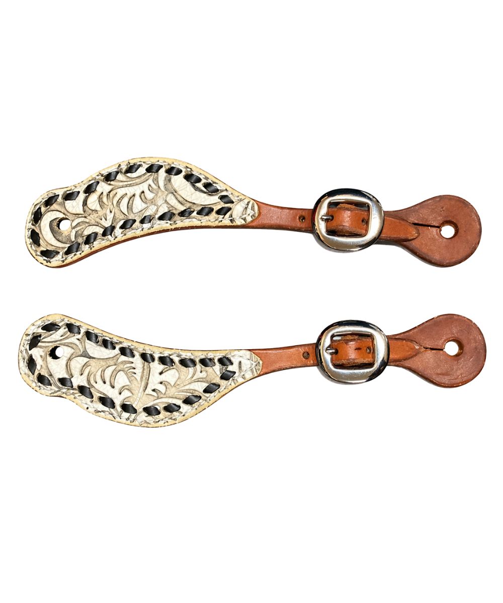 San Saba Floral Spur Straps