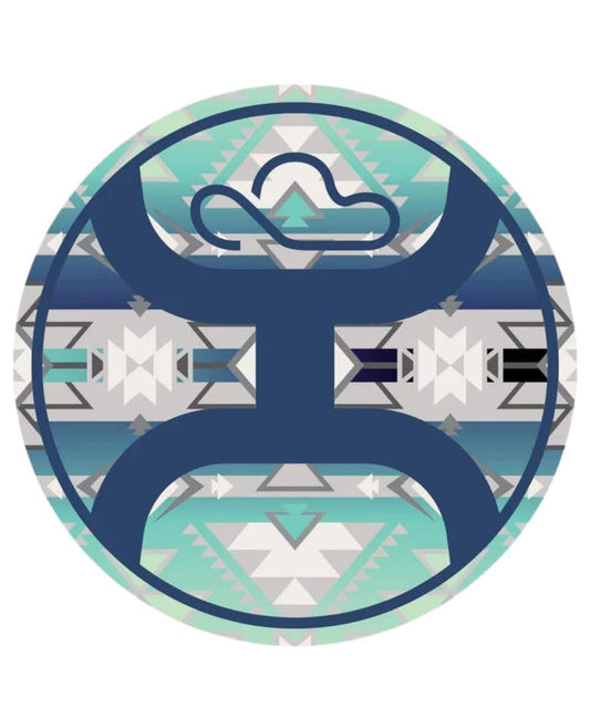 Hooey 2.0 Aztec Circle Sticker