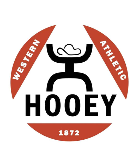Hooey Western Athletic Circle Sticker