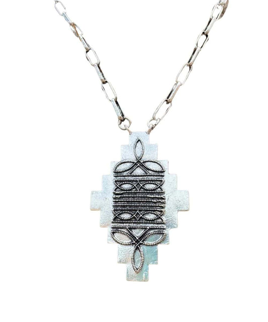 Sterling Kreek Women's Aztec Necklace