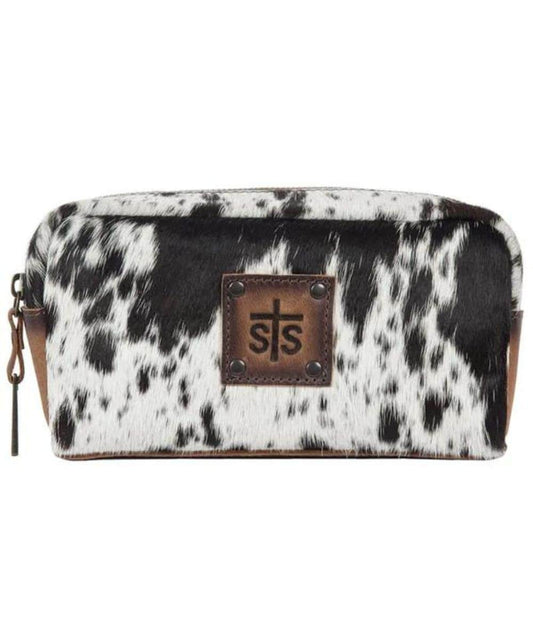 STS Women's Cowhide Bebe Cosmetic Bag