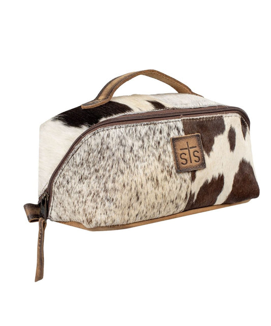 STS Women's Cowhide Elise Makeup Bag