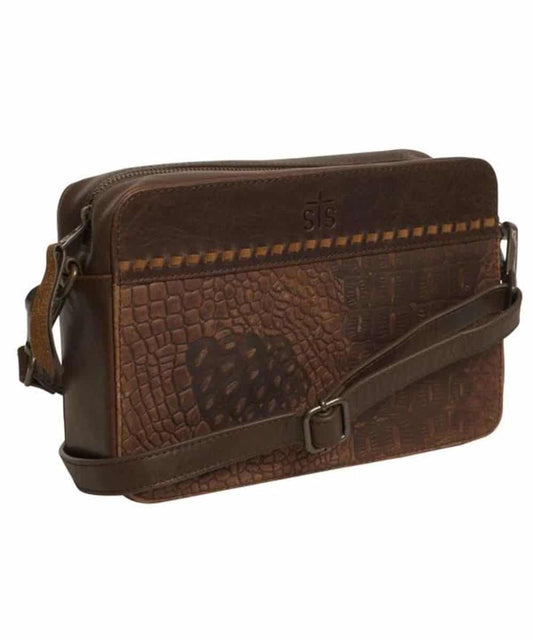 STS Women's Catalina Croc Crossbody Purse