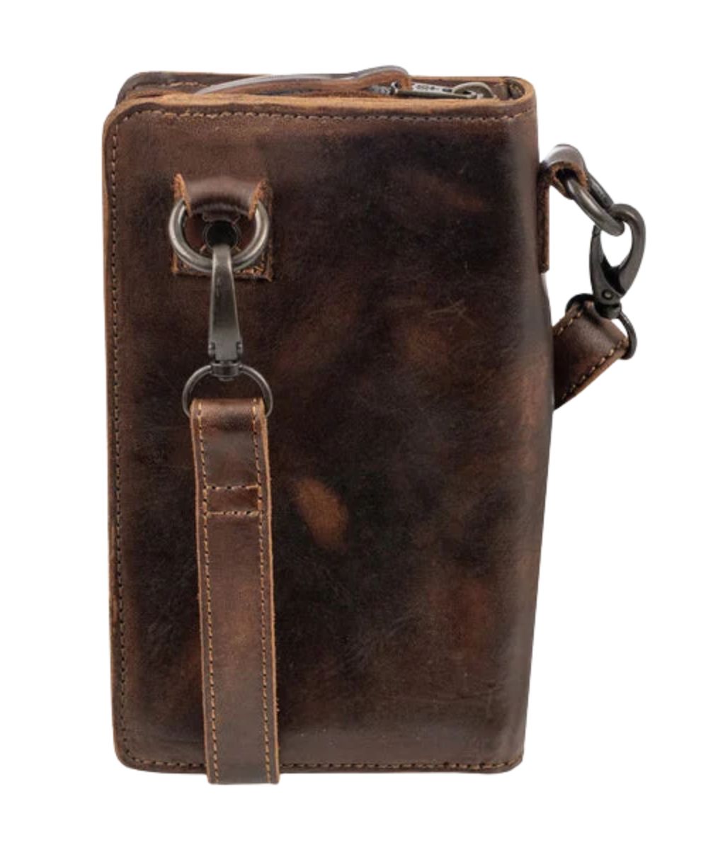 Back view featuring the removable/adjustable crossbody strap
