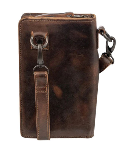 Back view featuring the removable/adjustable crossbody strap