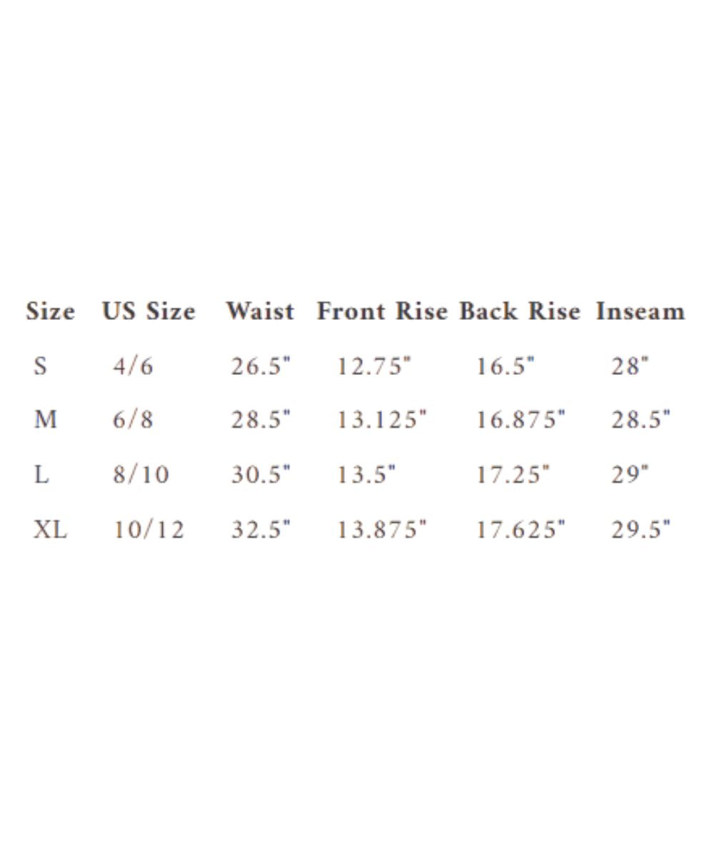 Women's Western Things Wide Leg Jean Size Guide